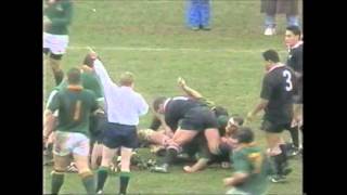 Johan le Roux bites Sean Fitzpatricks ear [upl. by Garfinkel]