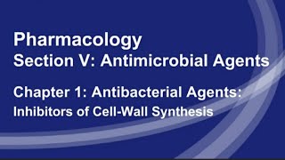 Pharmacologykaplansection fivechapter1antimicrobial drugkaplan medicineusmlepharmacology [upl. by Leticia]