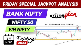 Nifty 50 prediction for tomorrow  Bank Nifty Tomorrow Prediction 24 November 2023  Friday Special [upl. by Acihsay]