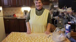 Pasta Grannies make Italian Christmas Cappelletti [upl. by Aloap]