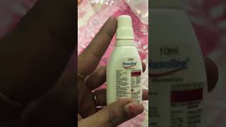 Use saline nasal solution spray every 2hr in a day like subscribe babycare [upl. by Solim894]