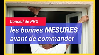 Comment prendre vos dimensions sous linteau  Conseil de PRO ✅ [upl. by Lindon]