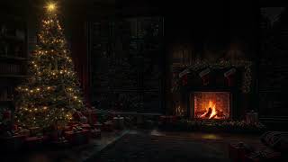 🔴 Drift into Deep Sleep in a COZY WINTER Cottage  Snowy Christmas Ambience🎄with Crackling Fireplace [upl. by Berriman]