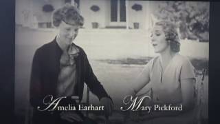 Amelia Earhart amp Mary Pickford [upl. by Enatan262]