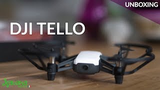 Dron DJI Tello UNBOXING increíblemente ligero difícil de pilotear [upl. by Merrel]