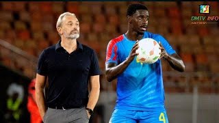 ELIM CAN 2025 coup dur pour les léopards de la RDC AXEL TUANZEBE est forfait contre la Tanzanie [upl. by Jenine]