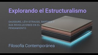 Explorando el Estructuralismo Saussure LéviStrauss Barthes y sus Revoluciones en el Pensamiento [upl. by Akira]