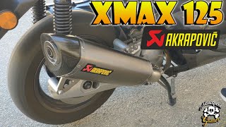 Como montar Escape Akrapovic Yamaha XMAX 125 2022  2023 [upl. by Nigel]