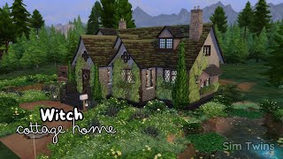 Witch Cottage  Sims 4 Speed Build [upl. by Susi]