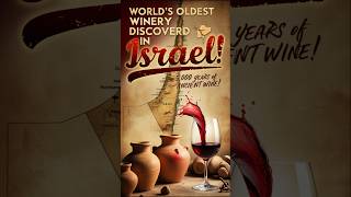 Worlds Oldest Winery Found in Israel history israel [upl. by Eatnuhs]