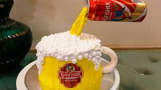 how to make anti gravity beer cake  easy way to make cakes and sell cakeshophubli cake beercake [upl. by Chemaram643]