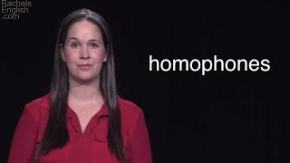 Homonyms and Homophones – The Most Common Homophones in English – Learn Grammar [upl. by Bartolome]