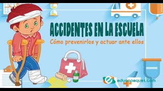 Accidentes escolares niños [upl. by Auberta]