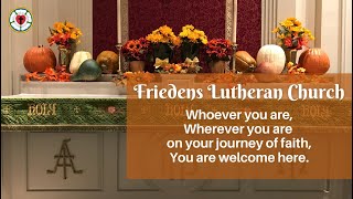 October 6 2024 Friedens Lutheran Church Myerstown PA Live Stream [upl. by Naitsyrk]