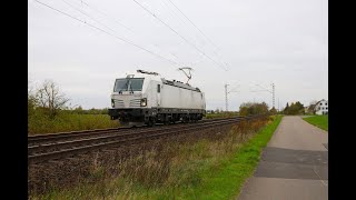 Siemens Vectron 193 4347 Solo in Babenhausen Hessen [upl. by Peirce]