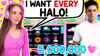 My Boyfriend Gave Me UNLIMITED MONEY To BUY WHATEVER I WANTED In Royale High Roblox [upl. by Ailito]