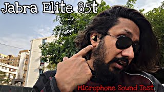 Jabra Elite 85t  Microphone Sound Test English [upl. by Dowdell]