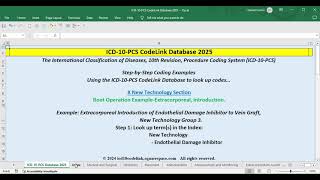 ICD 10 PCS CodeLink Section X New Technology Coding Example [upl. by Stillman775]