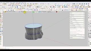 tuto sketchup creation dune nappe avec plugin curviloft [upl. by Bej]