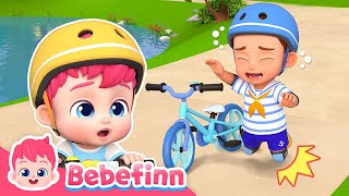 Bike Safety SongㅣEP146ㅣOutdoor Play for KidsㅣBebefinn Nursery Rhymes [upl. by Kahle]