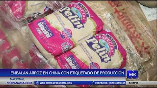 Embalan arroz en China con etiquetado de producción nacional [upl. by Adekahs]