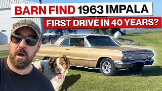 First Drive in 40 Years 1963 Impala Barn Find And More [upl. by Dominga292]