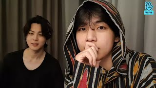 ENG SUB V amp JIMIN LIVE VLIVE 20211128 BTS VLIVE 2021 [upl. by Bren690]