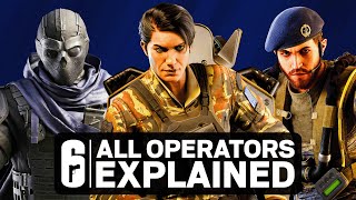 Rainbow Six Siege  All Operators Abilities Explained September 2024 [upl. by Terrab]