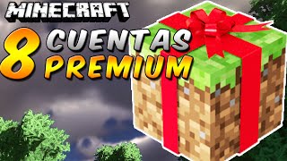 Minecraft Regalando 8 Cuentas Premium de Minecraft Aprovecha  Rabahrex [upl. by Urbanna]