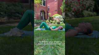 Pilates Form How to Imprint Spine Correctly Tutorial [upl. by Adnowal167]