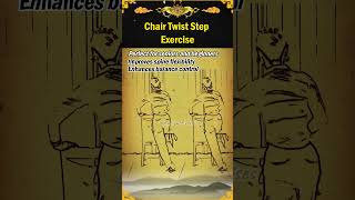 Chair Twist Step Exercise [upl. by Retrac182]