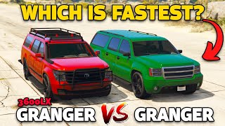 GTA 5 Online GRANGER 3600LX VS GRANGER WHICH IS FASTEST [upl. by Ferro]