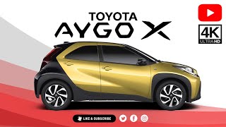 Toyota Aygo X  Official Colors quotanimatedquot 4K [upl. by Ahsemit]