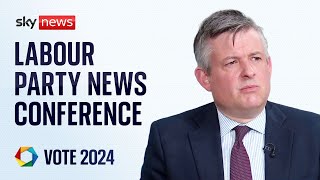 Jonathan Ashworth attacks the Conservatives spending plans ahead of their manifesto launch [upl. by Assiar]