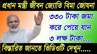 Pradhan Mantri Jeevan Jyoti Bima Yojanain BengaliPMJJBY How To Apply [upl. by Silverstein]