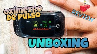 OXIMETRO DE PULSO  Unboxing y Review [upl. by Aliled]