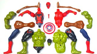 ASSEMBLE TOYS  MARVEL SPIDERMAN HULK SMASH SIREN HEAD  ASSEMBLE AVENGERS TOYS  CHEAP TOYS [upl. by Sev]