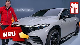 Mercedes EQS SUV 2022  Das ist der elektrische GLS der Zukunft  Sitzprobe mit Dennis Petermann [upl. by Zetrauq]