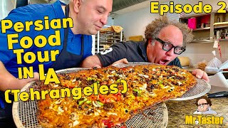 Worlds Tastiest Persian Food Tour in Los Angeles Tehrangeles [upl. by Edlyn96]