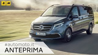 Mercedes Classe V 2019  Nuovi motori e ambiente da prima classe [upl. by Edyth]