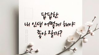 타로토크  답답한 내 인생 어떻게 해야 좋아질까 [upl. by Anaehr243]