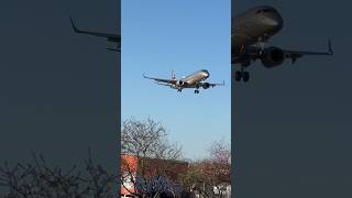 Embraer Lineage 1000 arrival  New York LaGuardia Airport privatejet embraer190 aviation [upl. by Netsuj716]