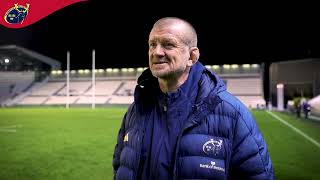 Graham Rowntree PostMatch Interview  Toulon v Munster [upl. by Ronaele490]