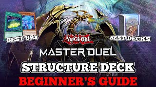 ULTIMATE GUIDE TO STRUCTURE DECKS  Best Decks amp Best URs  YuGiOh Master Duel [upl. by Monie894]