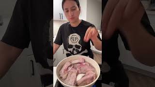 Costillas de cerdo con salsa reels comida food recipe [upl. by Ardnik]