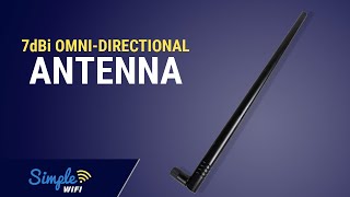 7dBi Omnidirectional WiFi Antenna [upl. by Ahswat]