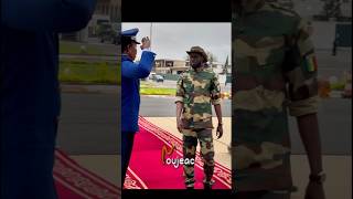 Chef dÉtat Bassirou Diomaye a quitté Dakar pour une visite officielle bassiroudiomayefaye [upl. by Namron923]