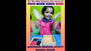 Binomial square activity ‎thepinkdolphinspreschool 3 [upl. by Terchie]