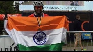 Arya wins medal in the cycle race held in Sweden  Vishal Venkat Prabhu [upl. by Hildegaard]