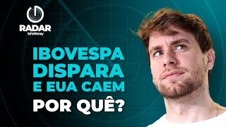 Por que o Ibovespa dispara e nos EUA as bolsas americanas caem [upl. by Aelegna]